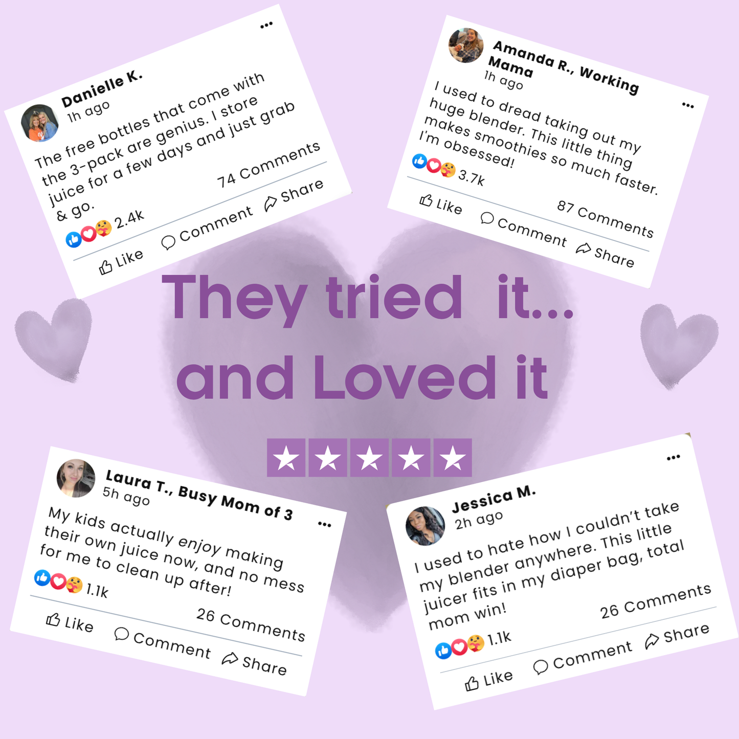 Nutrivibe™ Mini Portable Juicer