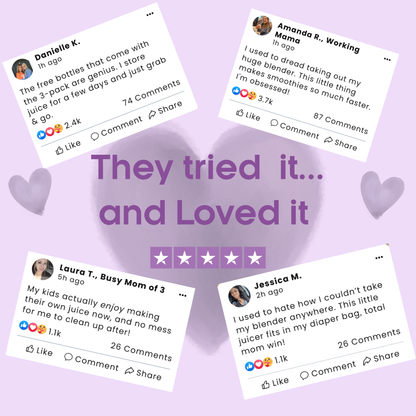 Nutrivibe™ Mini Portable Juicer